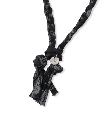 BLACK BANDANA BRACELET