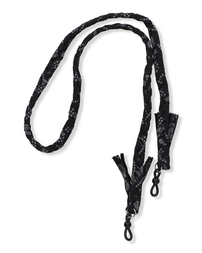 BLACK BANDANA GLASSES STRAP