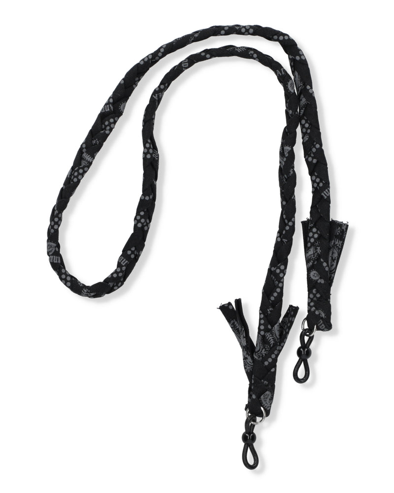 BLACK BANDANA GLASSES STRAP