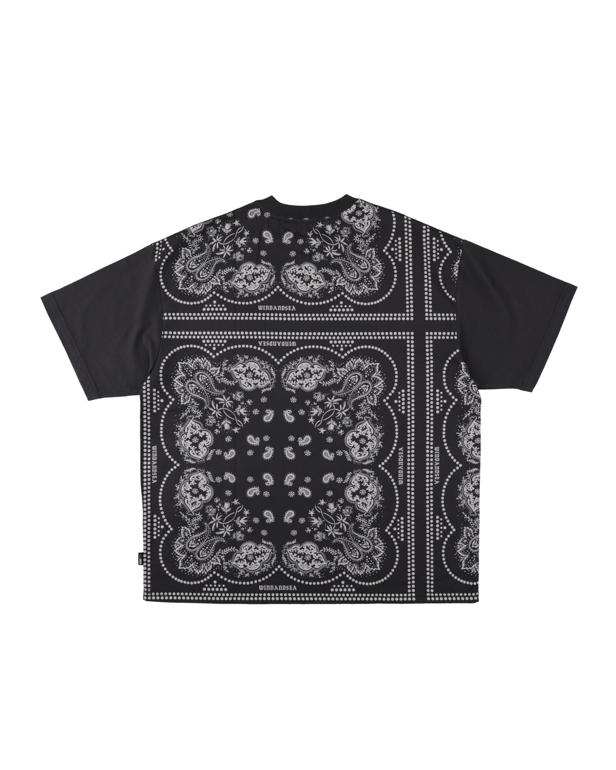 BLACK BANDANA BACK PANEL POCKET TEE – WIND AND SEA
