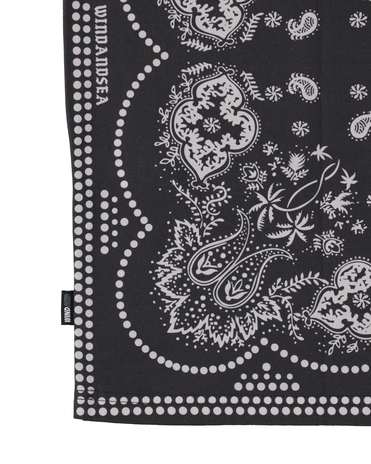 BLACK BANDANA BACK PANEL POCKET TEE – WIND AND SEA