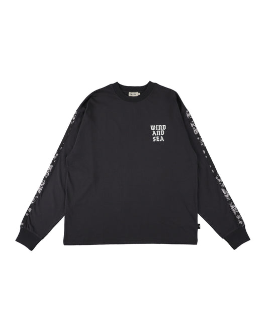 BLACK BANDANA LINE L/S  TEE