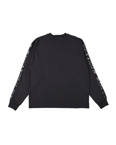 BLACK BANDANA LINE L/S  TEE
