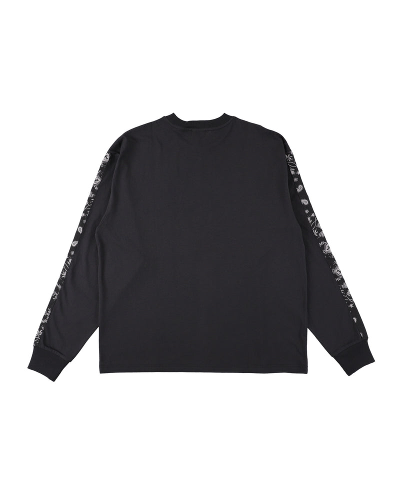 BLACK BANDANA LINE L/S  TEE