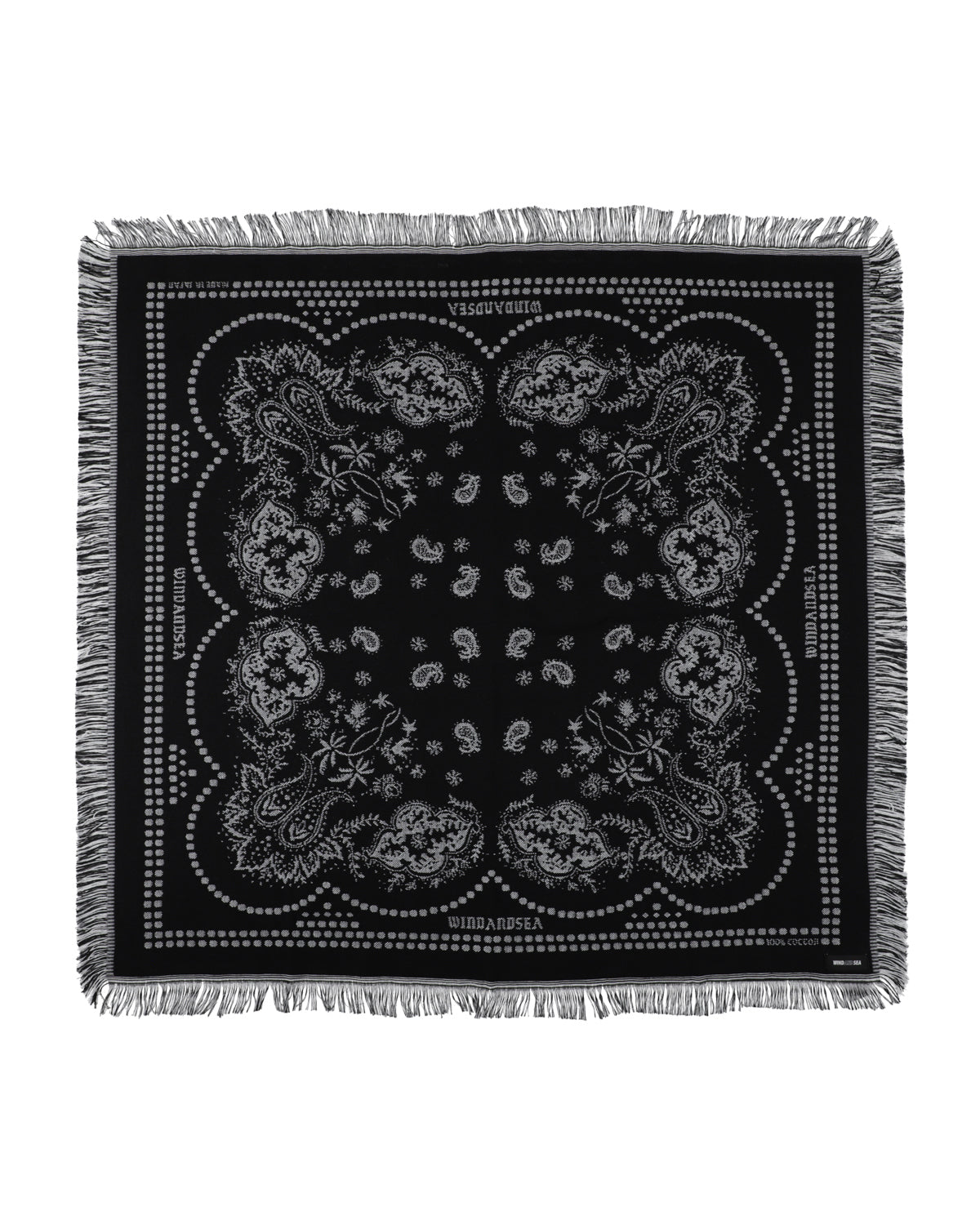 BLACK BANDANA BLANKET