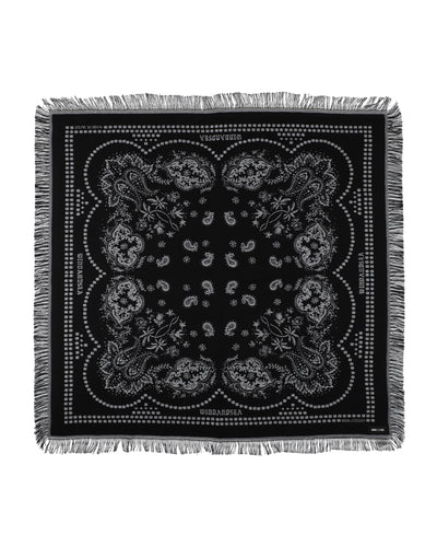BLACK BANDANA BLANKET
