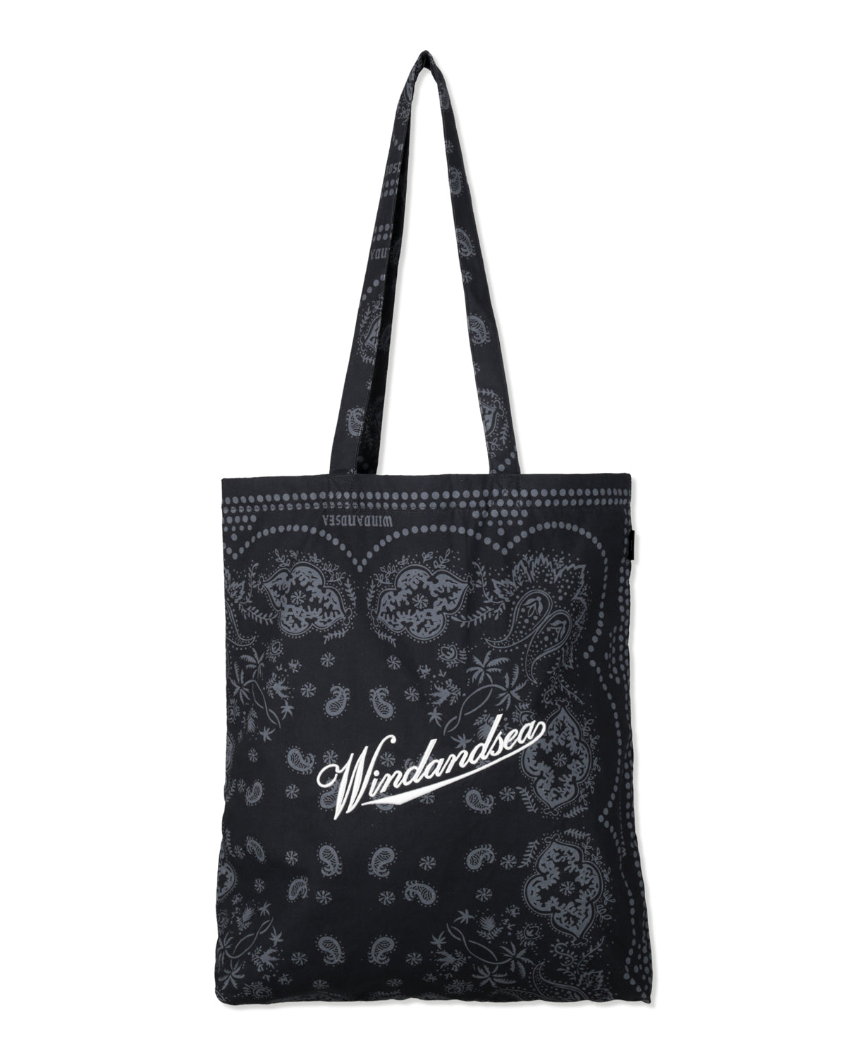 BLACK BANDANA TOTE BAG