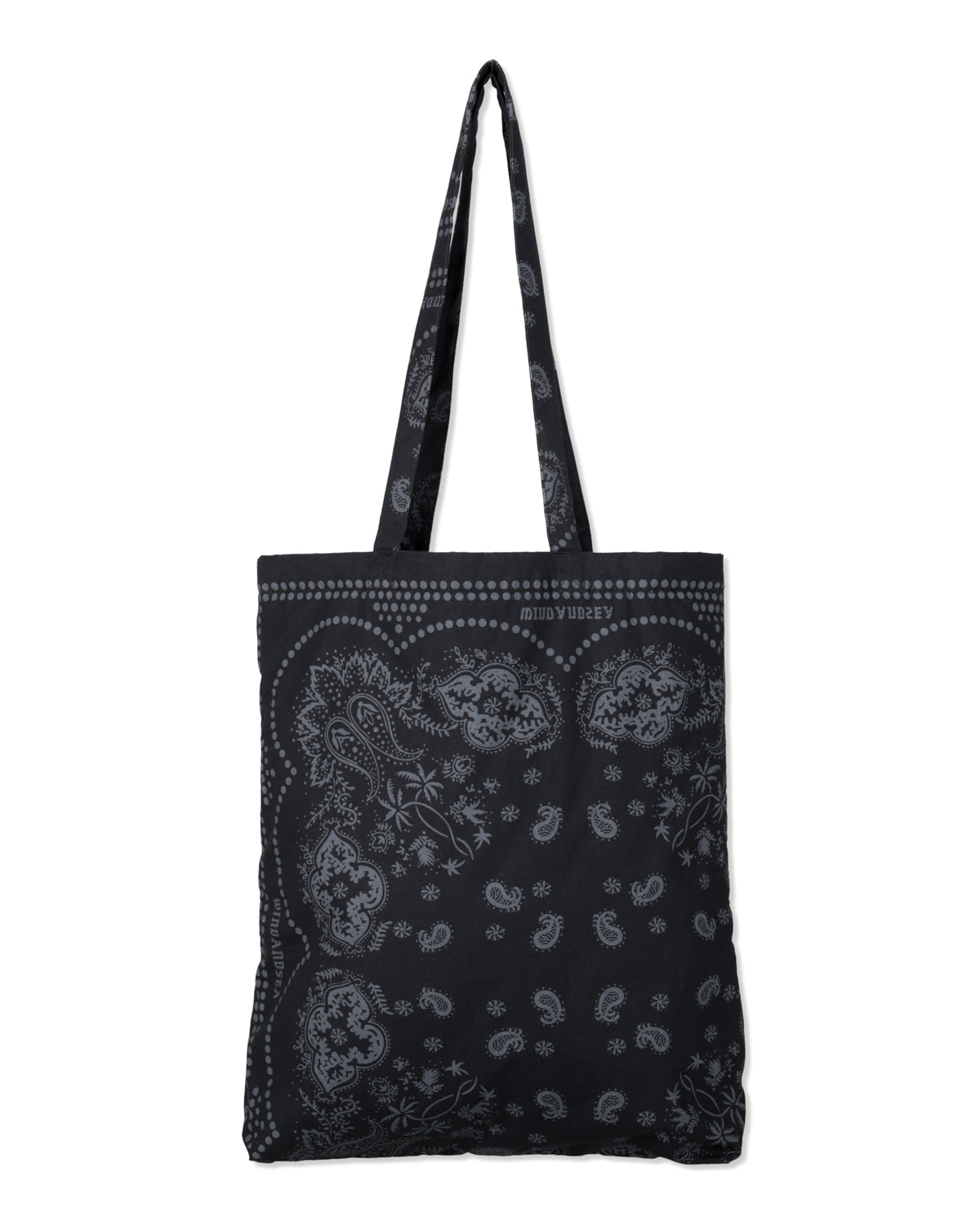 BLACK BANDANA TOTE BAG