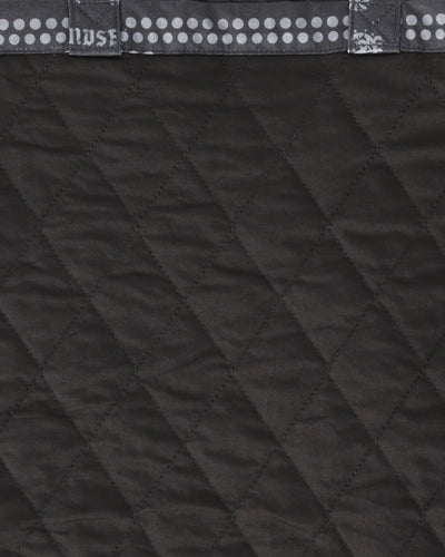 BLACK BANDANA TOTE BAG