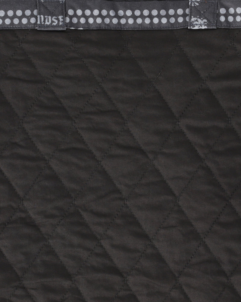 BLACK BANDANA TOTE BAG
