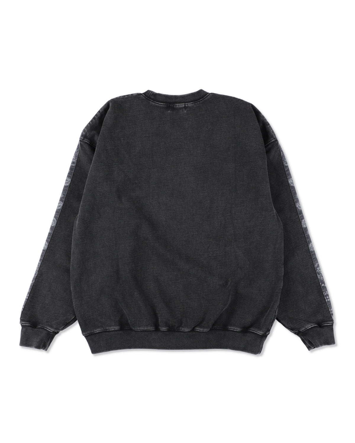 BLACK BANDANA LINE CREW NECK SWEAT