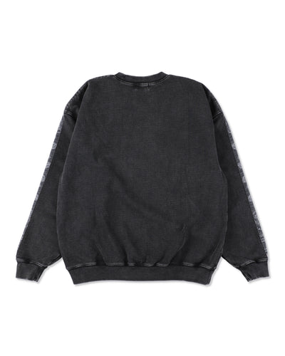 BLACK BANDANA LINE CREW NECK SWEAT