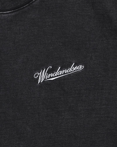 BLACK BANDANA LINE CREW NECK SWEAT