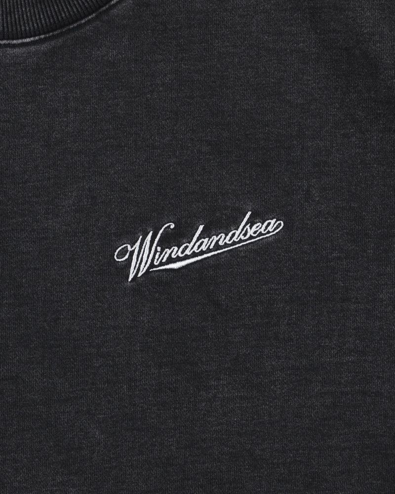 BLACK BANDANA LINE CREW NECK SWEAT
