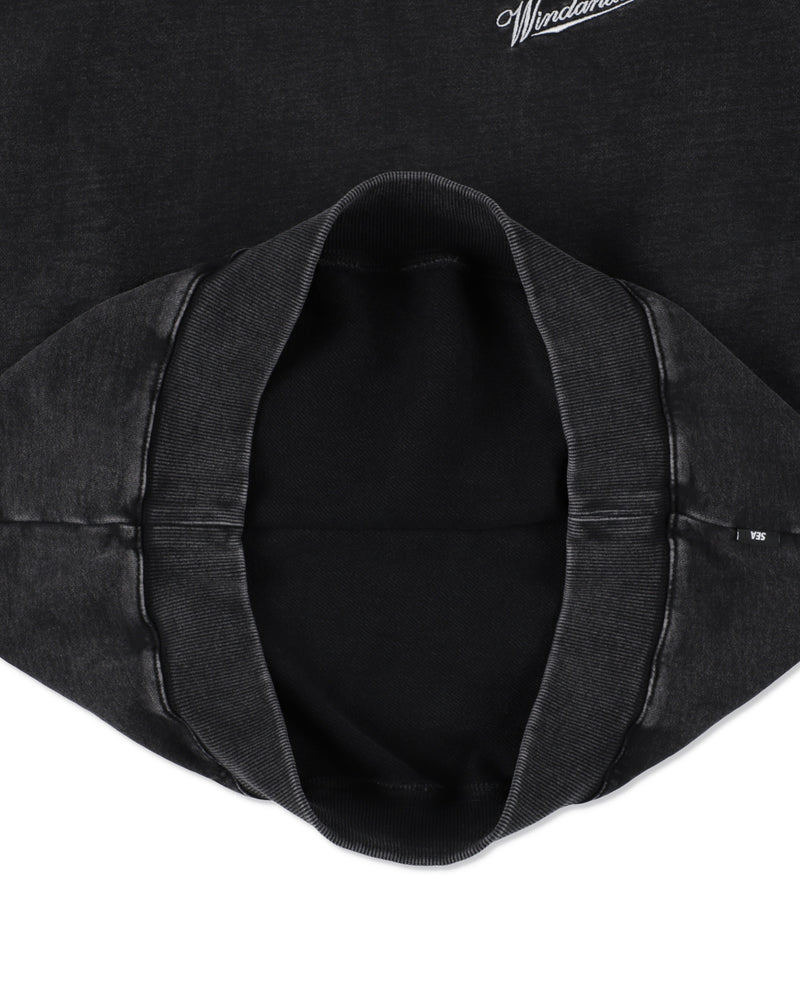 BLACK BANDANA LINE CREW NECK SWEAT