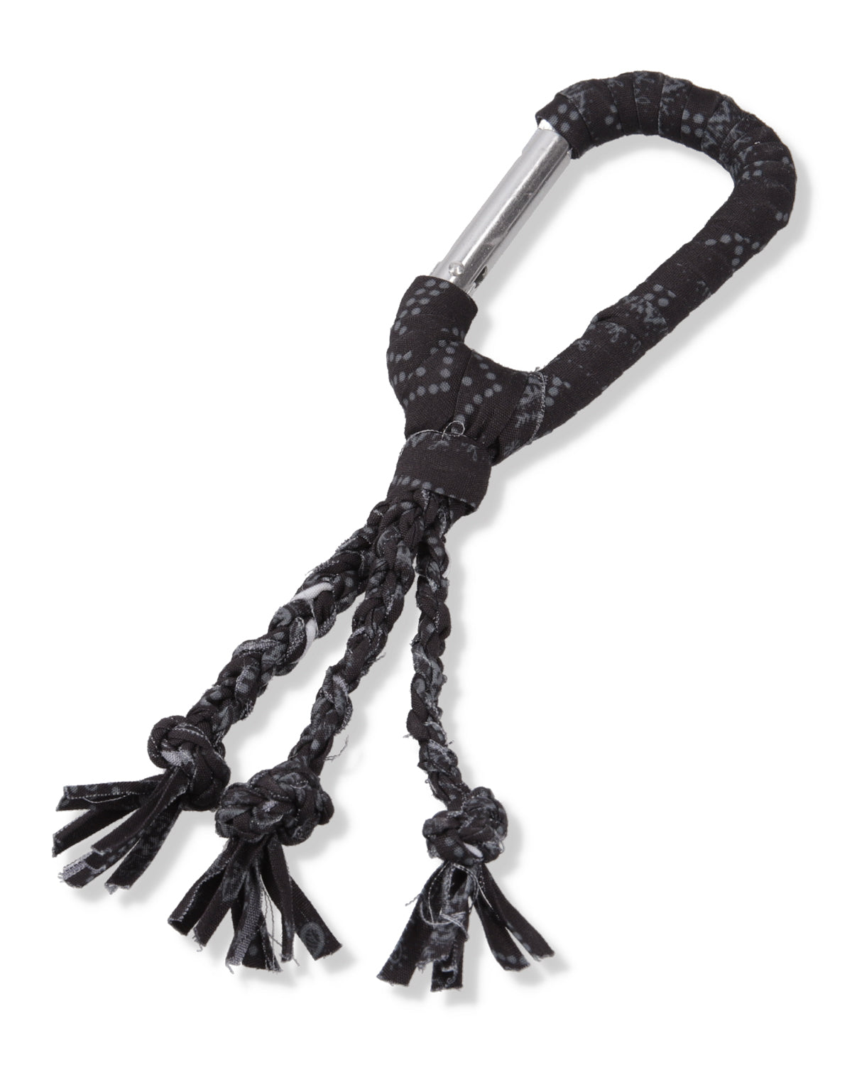 BLACK BANDANA KEYCHAIN