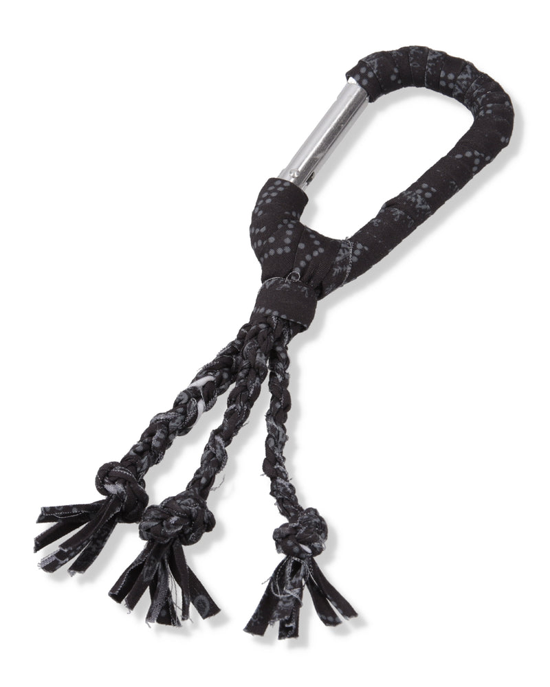 BLACK BANDANA KEYCHAIN