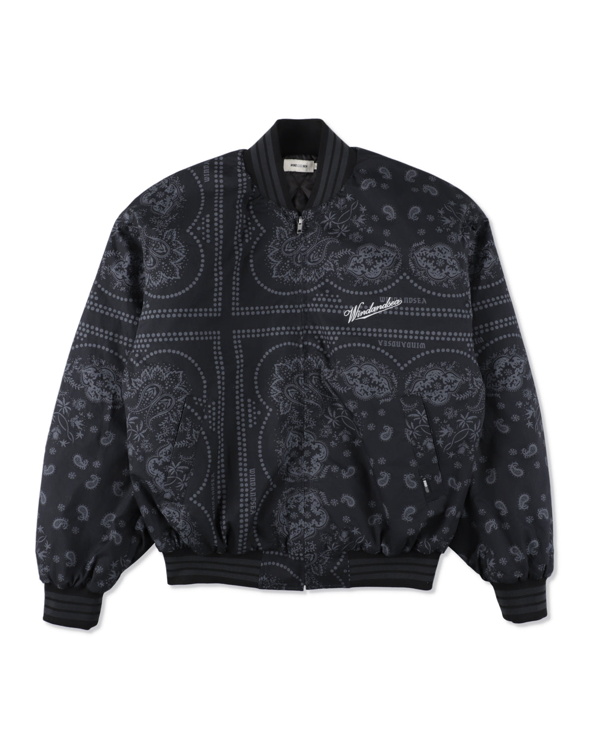 BLACK BANDANA BLOUSON