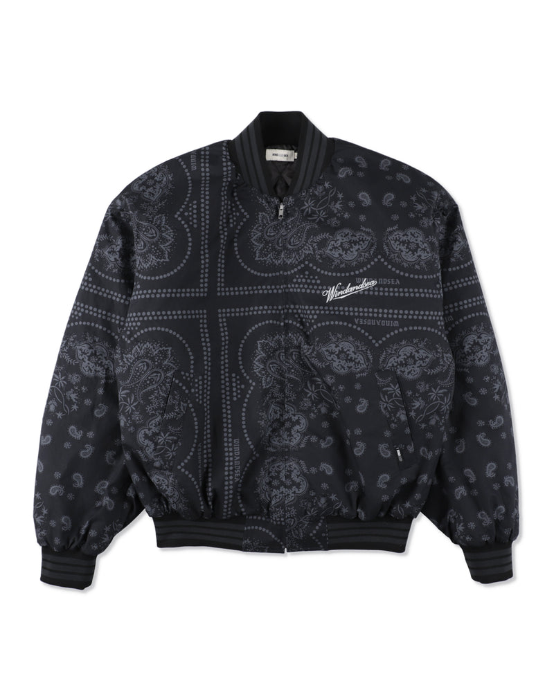 BLACK BANDANA BLOUSON