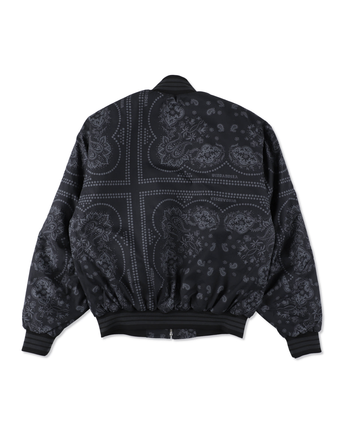 BLACK BANDANA BLOUSON