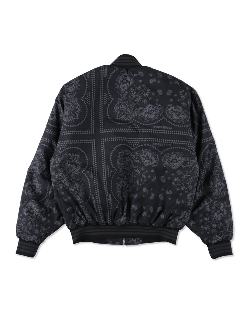 BLACK BANDANA BLOUSON