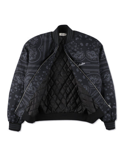 BLACK BANDANA BLOUSON