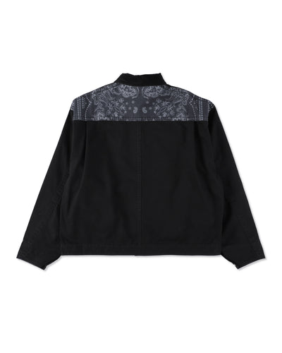 BLACK BANDANA DUCK JACKET