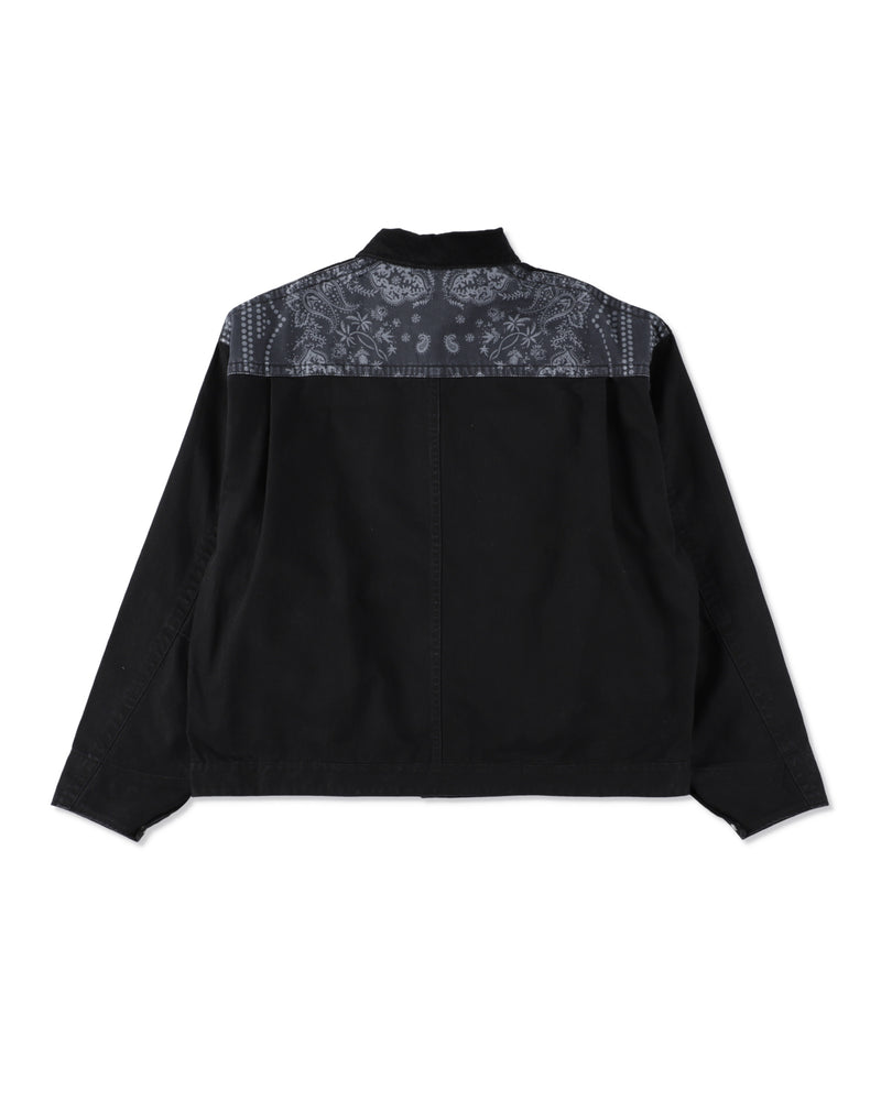 BLACK BANDANA DUCK JACKET