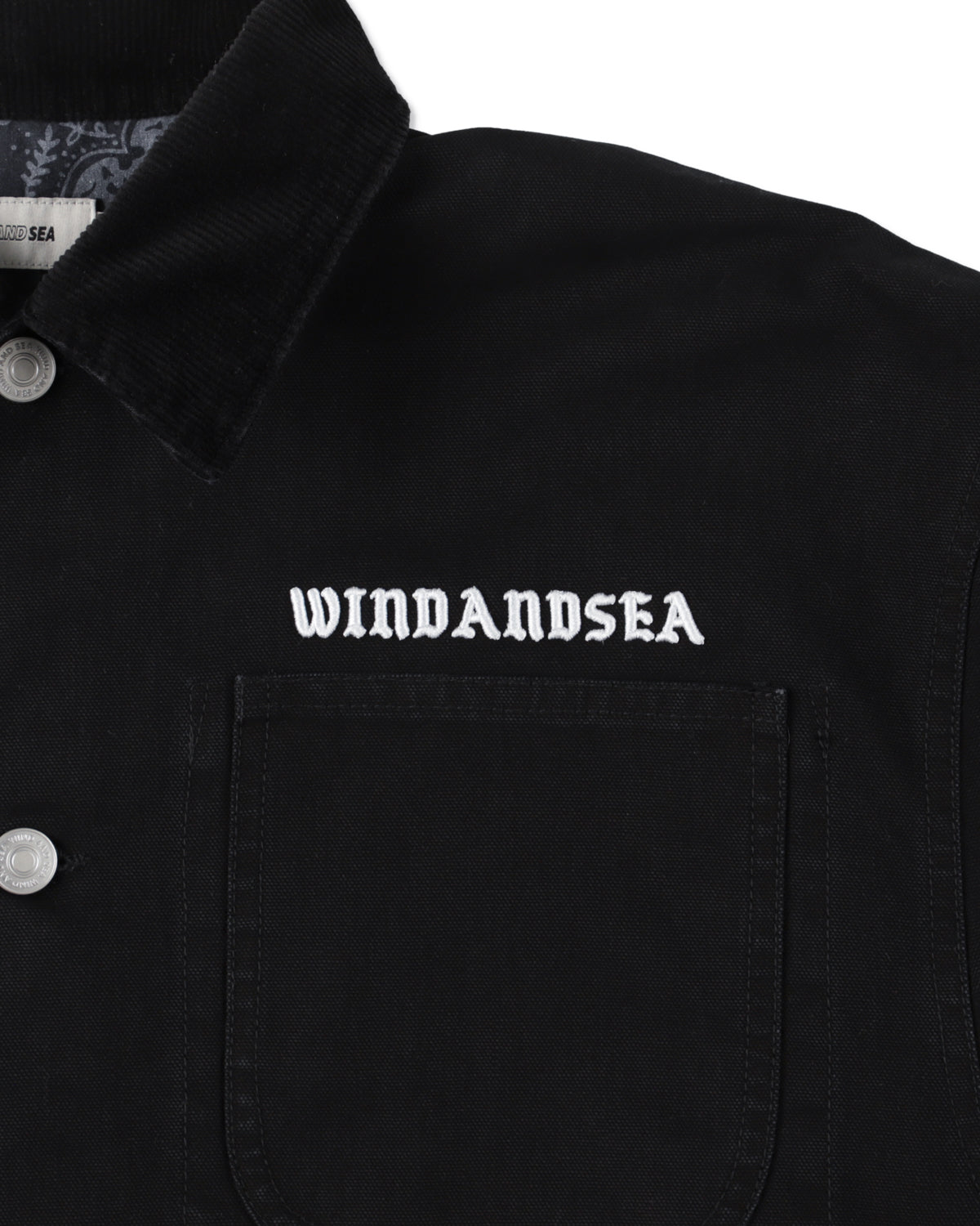 BLACK BANDANA DUCK JACKET