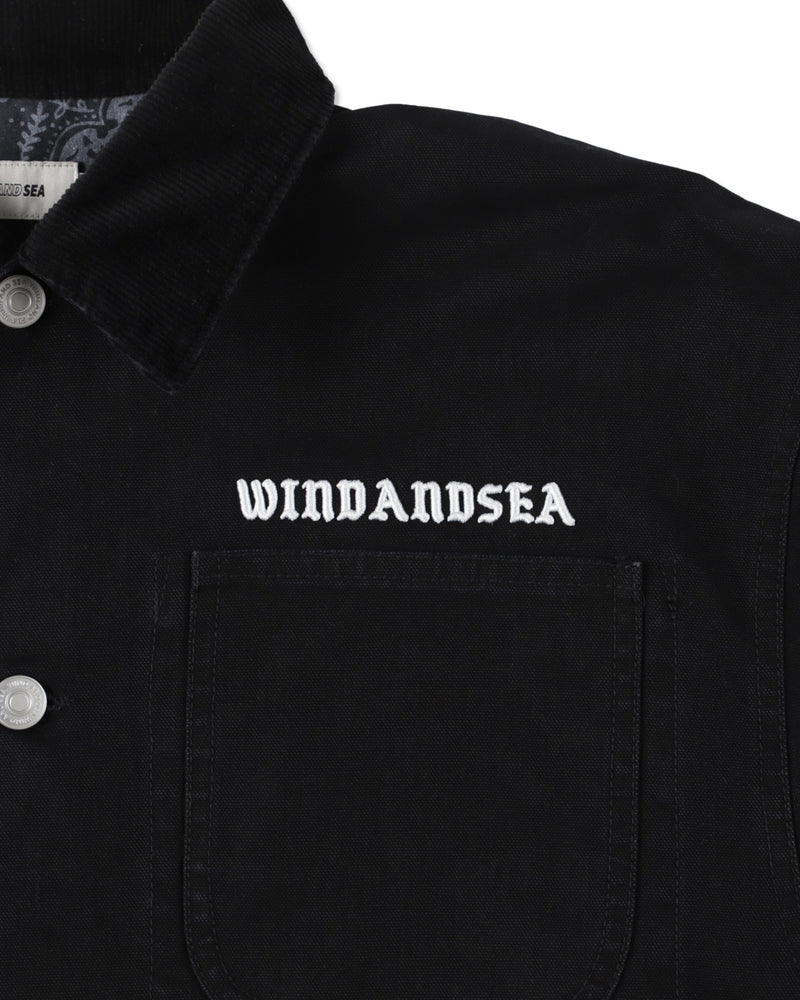 BLACK BANDANA DUCK JACKET
