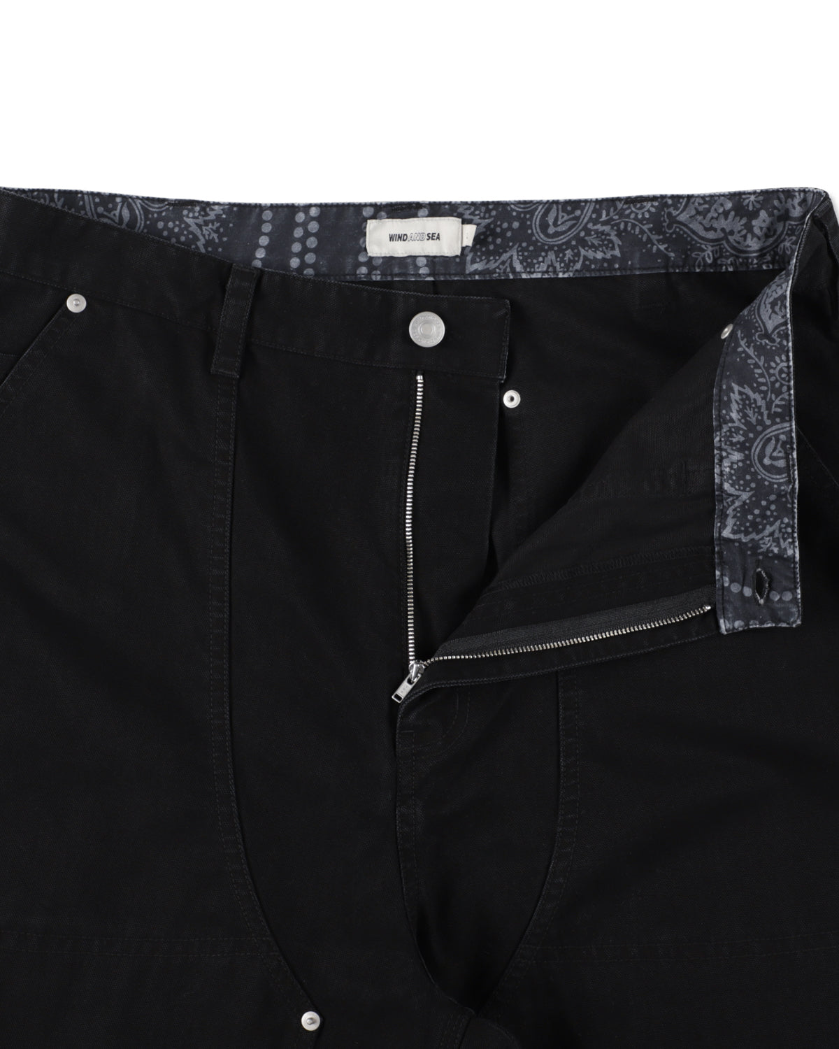 BLACK BANDANA DUCK PANT