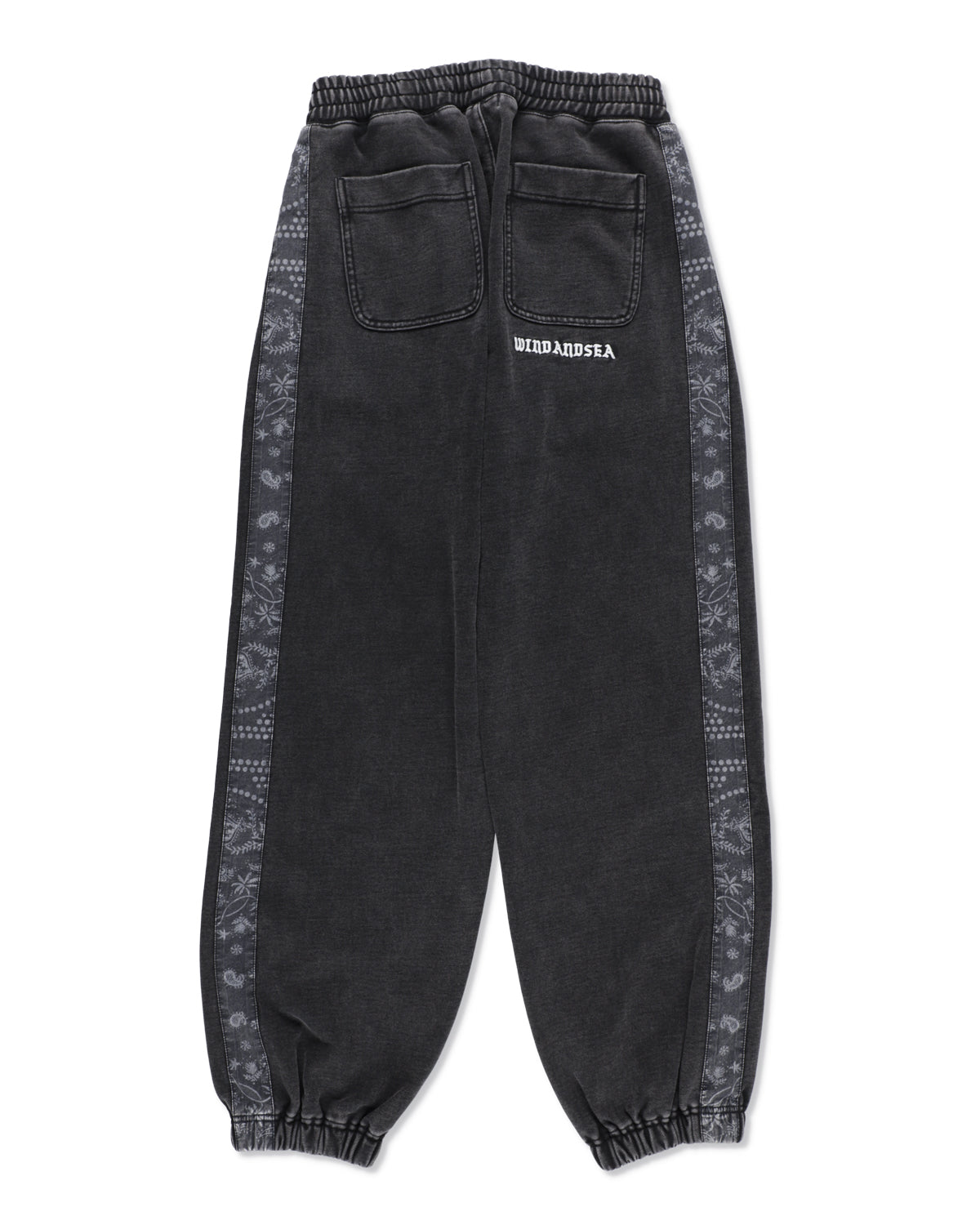BLACK BANDANA LINE SWEAT PANTS