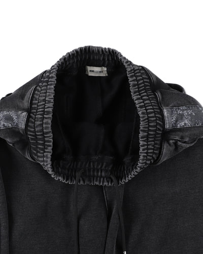 BLACK BANDANA LINE SWEAT PANTS