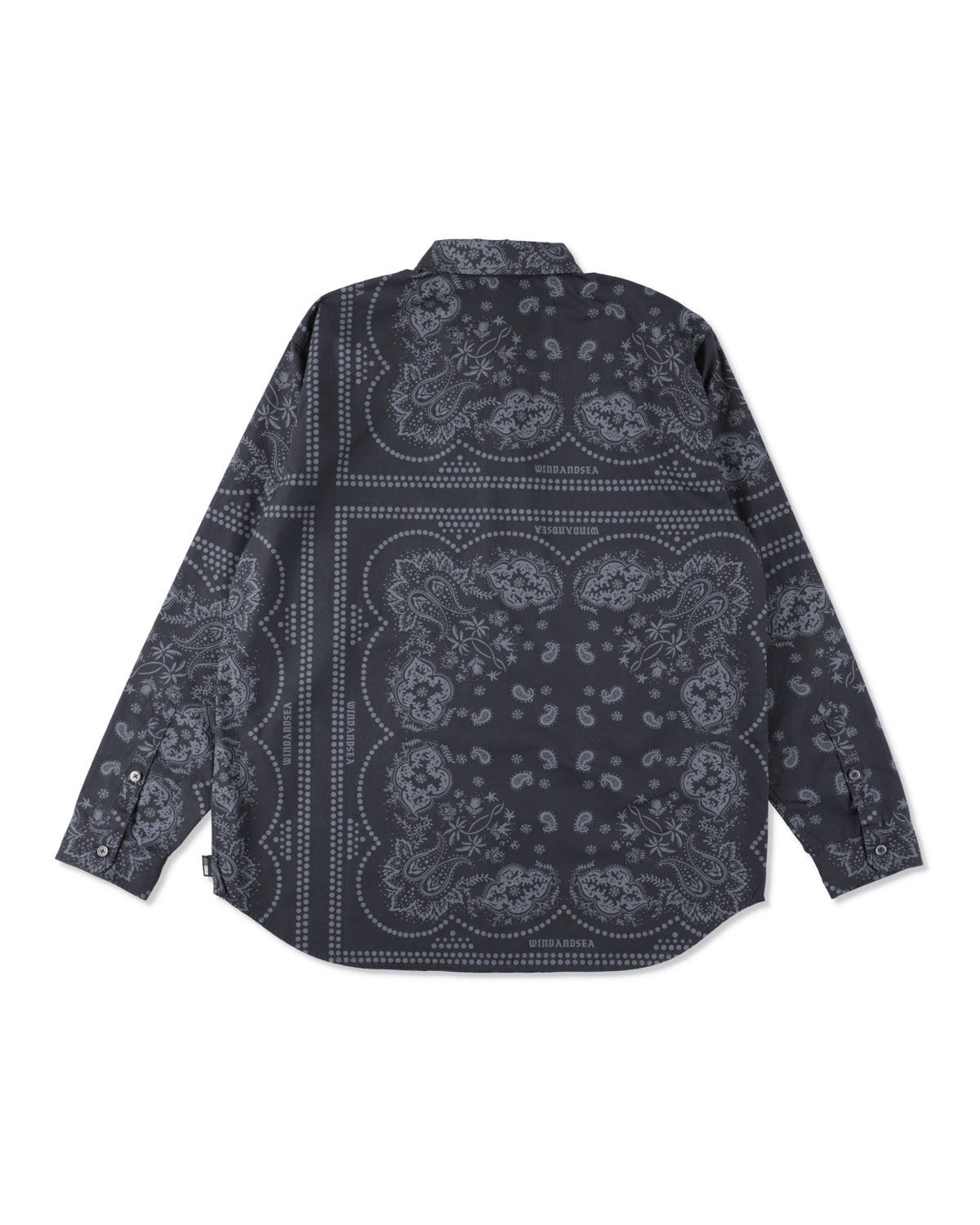 BLACK BANDANA L/S SHIRT