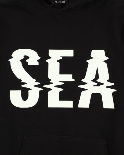 GLOW LOGO HOODED SWEATSHIRT