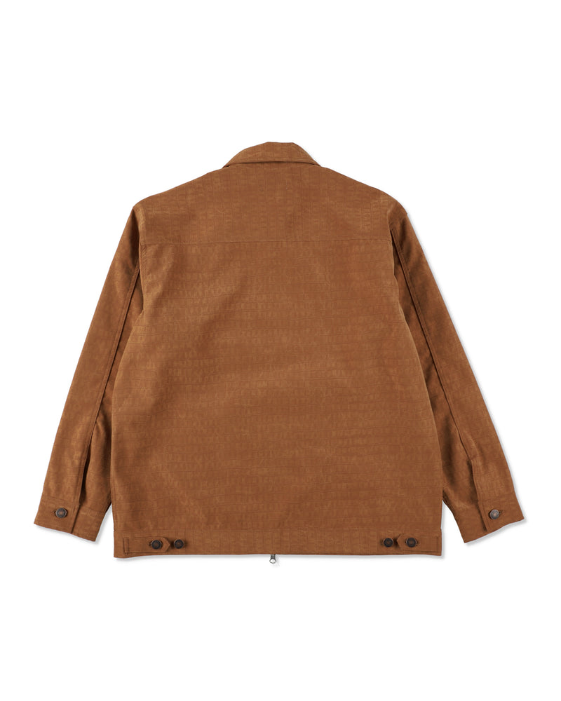 SYNTETIC LEATHER ZIP JACKET