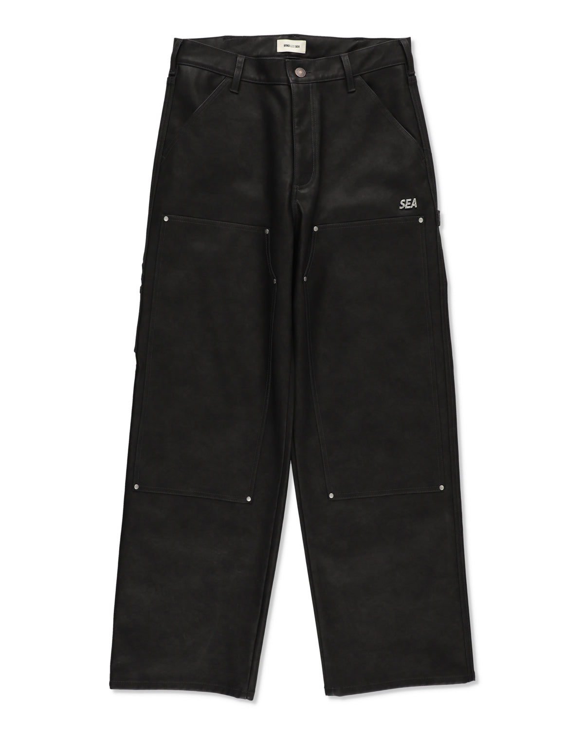 SYNTETIC LEATHER DOUBLE KNEE PANT