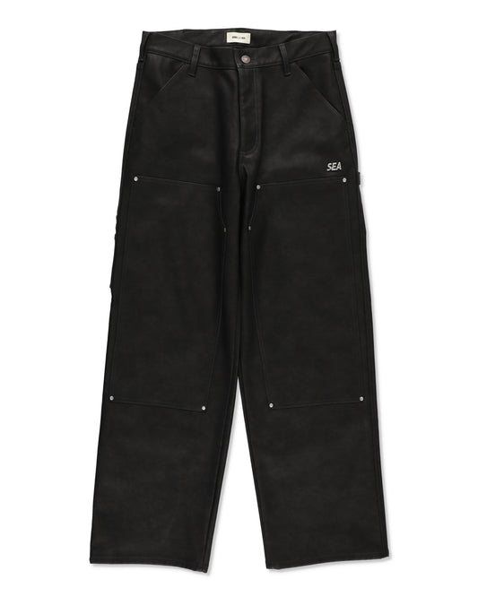 SYNTETIC LEATHER DOUBLE KNEE PANT