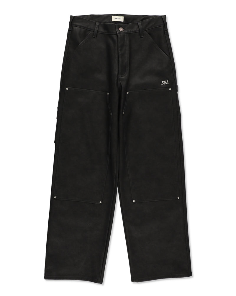 SYNTETIC LEATHER DOUBLE KNEE PANT