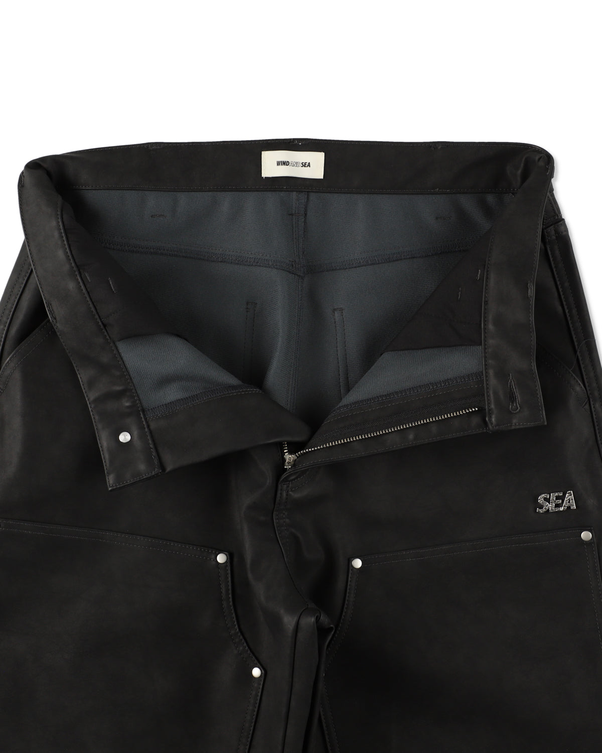 SYNTETIC LEATHER DOUBLE KNEE PANT