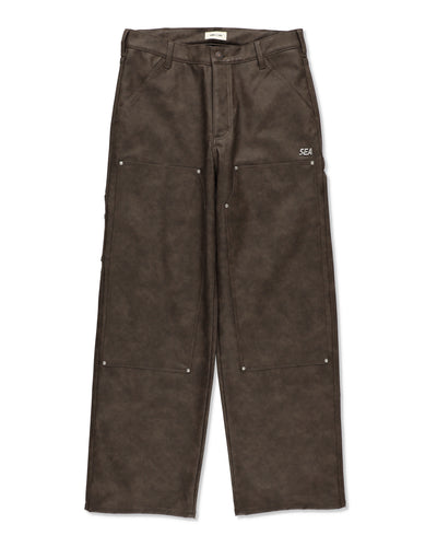 SYNTETIC LEATHER DOUBLE KNEE PANT
