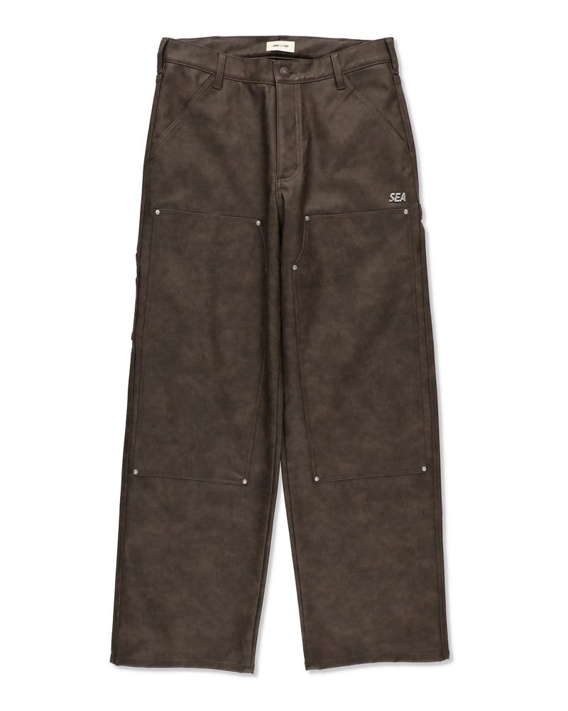 SYNTETIC LEATHER DOUBLE KNEE PANT