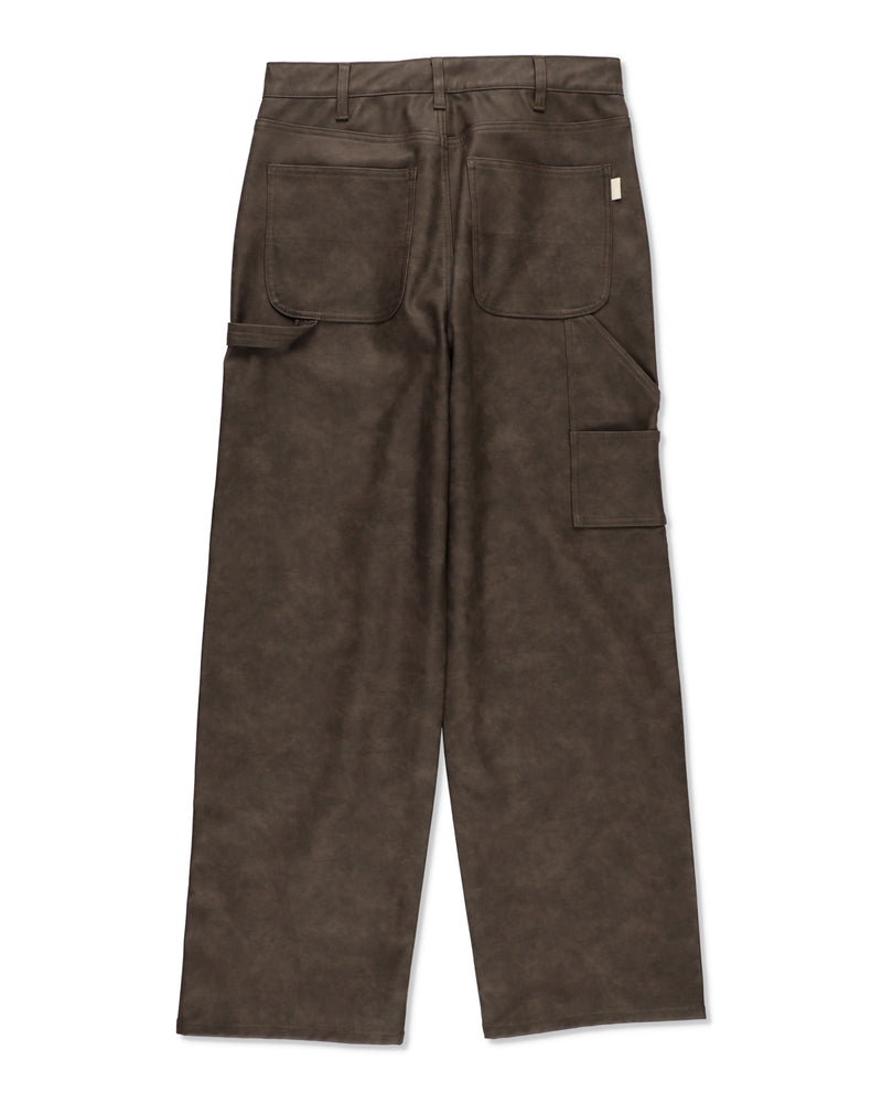 SYNTETIC LEATHER DOUBLE KNEE PANT