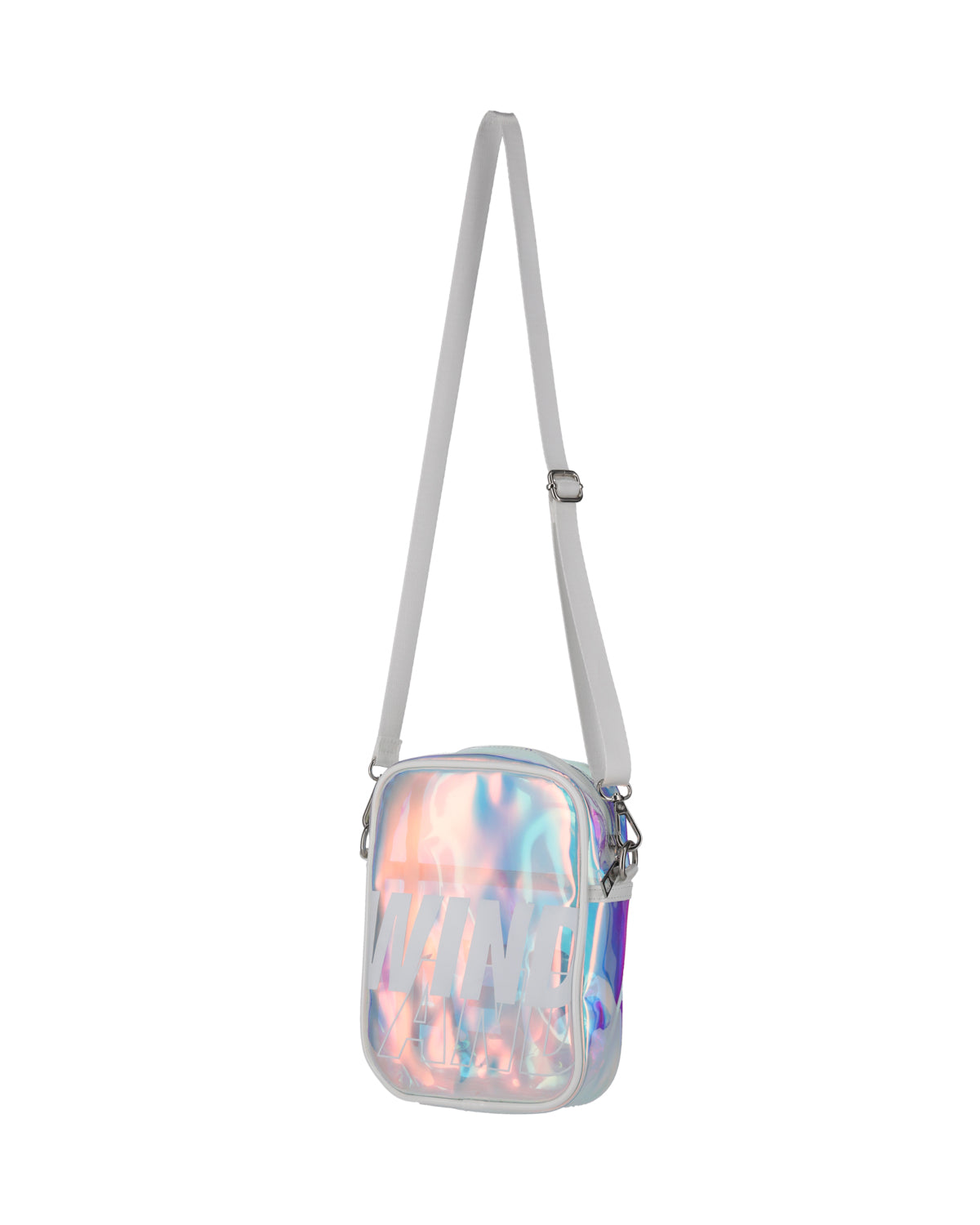CLEAR LOGO SHOULDER BAG