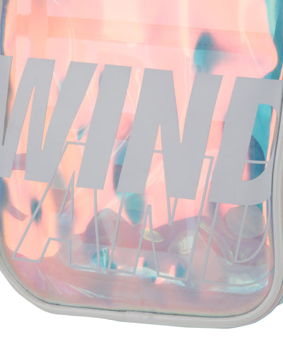 CLEAR LOGO SHOULDER BAG