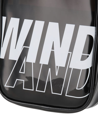 CLEAR LOGO SHOULDER BAG