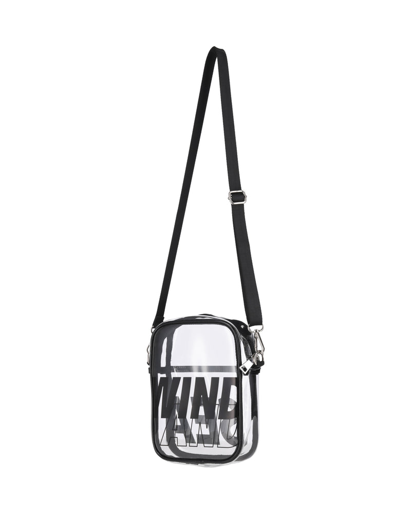 CLEAR LOGO SHOULDER BAG