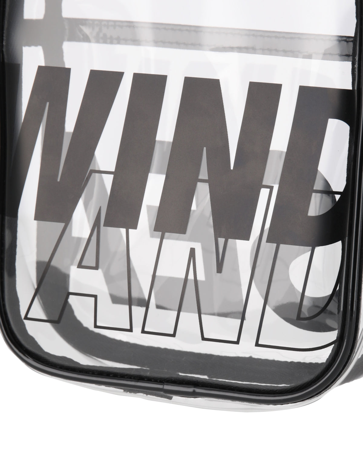 CLEAR LOGO SHOULDER BAG