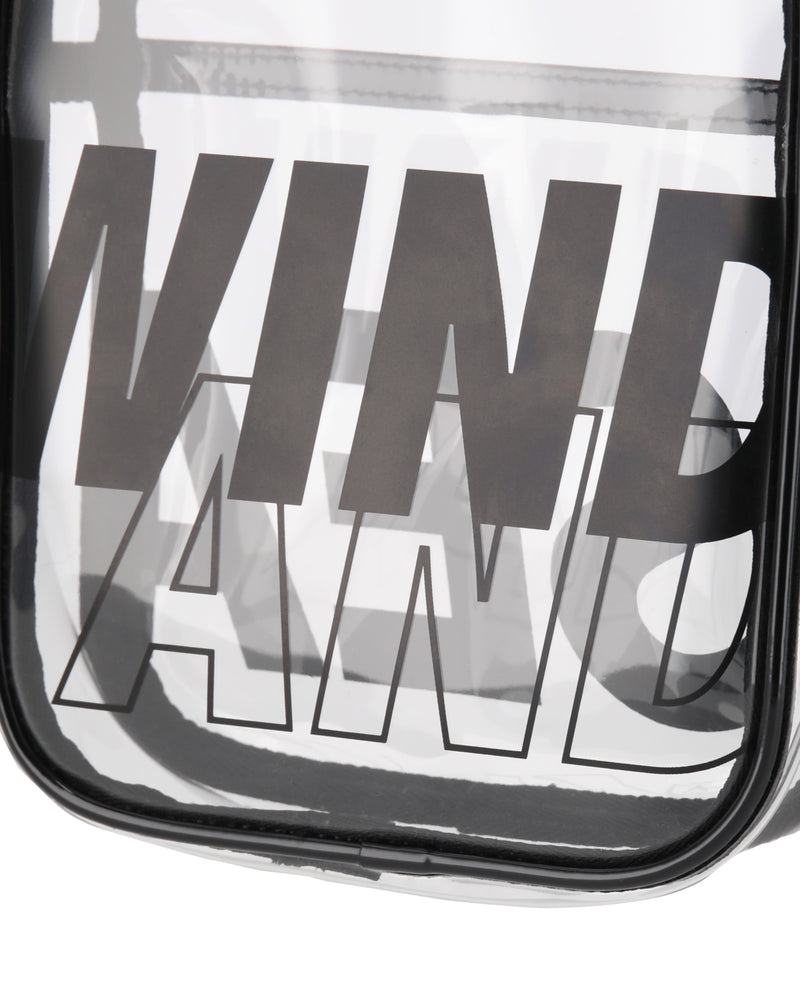 CLEAR LOGO SHOULDER BAG