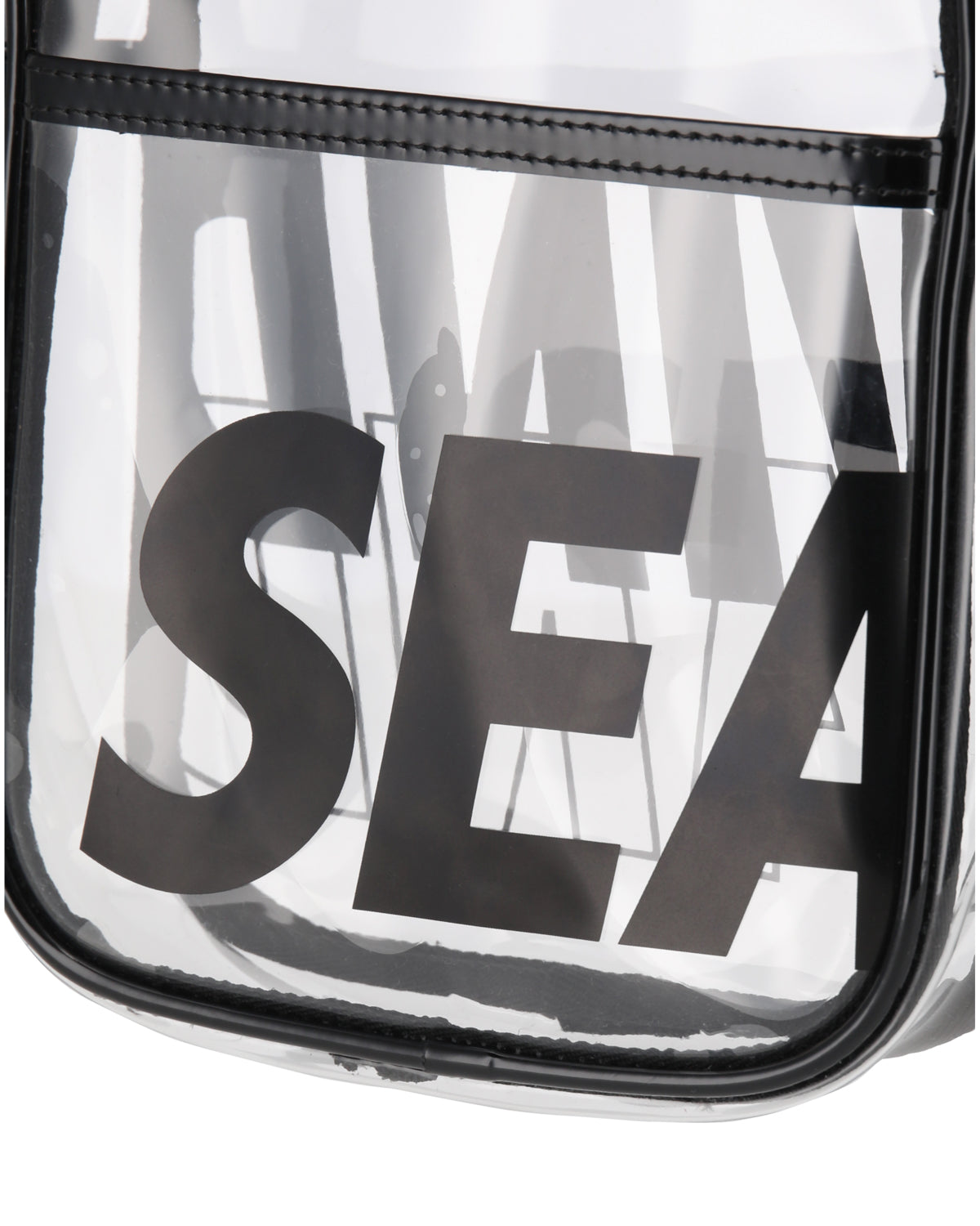 CLEAR LOGO SHOULDER BAG